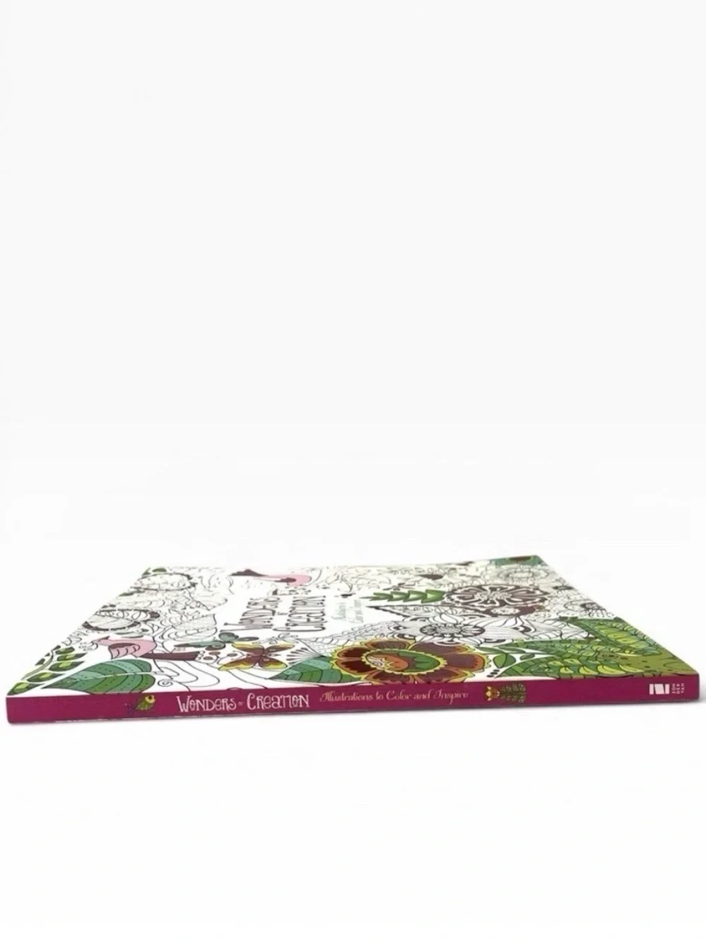 Wonders of Creation Adult Botanical Coloring Book | Fairycore